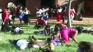 Wackjobs at Church are outside EATING GRASS