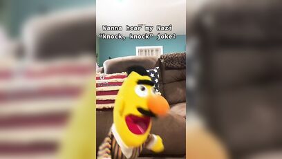 Bert tells knock knock joke and it's very inappropriate