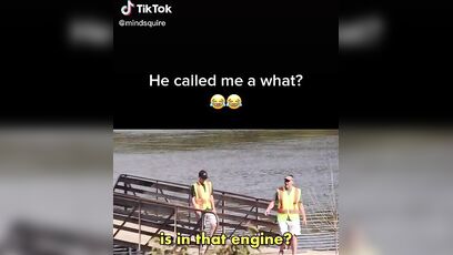 Guy can't take it, curses them out
