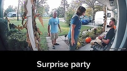 Dude ruins surprise party