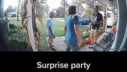 Dude ruins surprise party