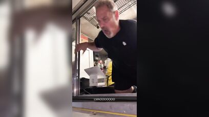 Dont touch his forking food truck