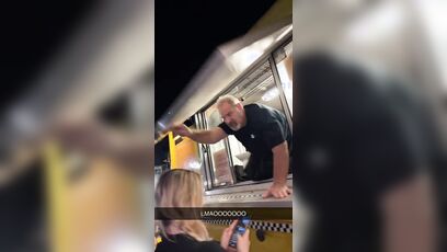 Dont touch his forking food truck