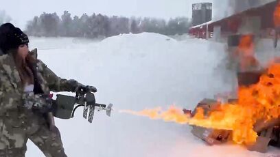Gov. Kristi Noem whips out the flamethrower