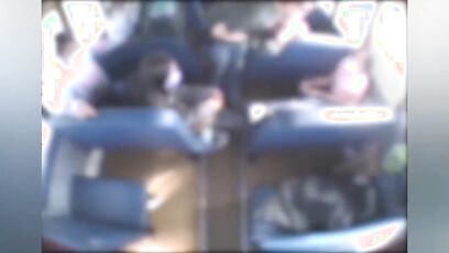 Male Bus driver BUSTED slapping little girl