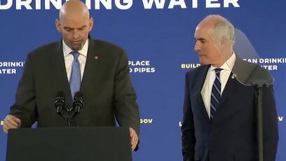 Clean, safe, drinking wurrrr... Fetterman botches appearance