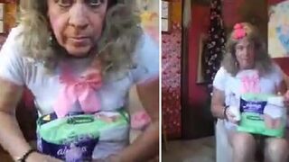 I'm So Gwad: Old man in diapers identifies as baby girl