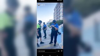 Teenager gets zapped with cop taser all over alleged vaping