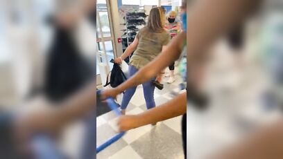 Woman gets kicked out of store, throws racist comments at employee on way out