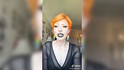 Woman with hair like Fanta has message for you