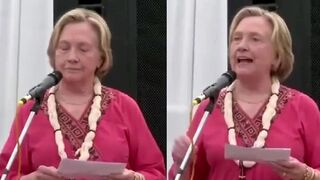 Is that horse hair? Hillary Clinton video has people asking questions