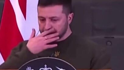 Why does Zelensky sniff so much during interviews?