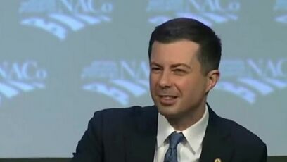 Woke infrastructure secretary ignores Ohio train derailment, talks about construction jobs instead