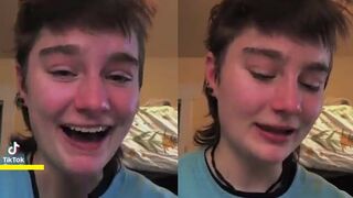 Lady is crying because Grandma won't call her 'Mike' - but still loves her