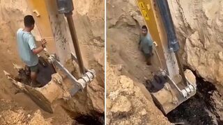 Guy went to work, got accidentally buried alive