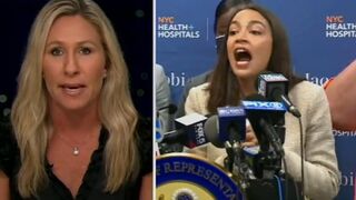 She's chicken: MTG claims she challenged AOC to a debate and the Democrat refused