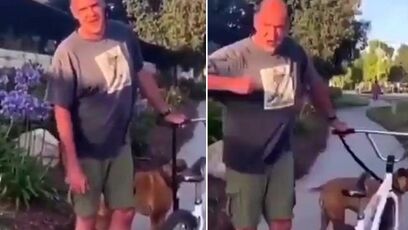 Nothing like a sunny bike ride and domestic dispute