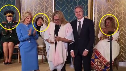 Biological male wins 2023 International Women of Courage Award