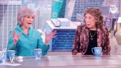 Jane Fonda said something horrible, hosts rushed to say it was a joke