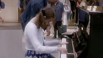 She plays Chopin in public and people can't believe it