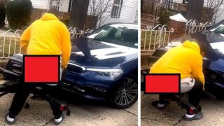 Horrible Idea: BMW driver VS Tow Truck goes completely wrong