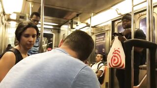 Guy harassing couple tells them go back to Europe - but their self-control is amazing