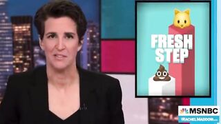Maddow seems visually bothered someone named 'Catturd'