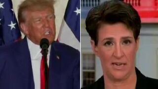 Maddow cuts off Trump speech to push left-wing narrative
