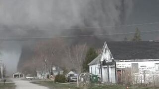 Insane footage of MASSIVE tornado destruction