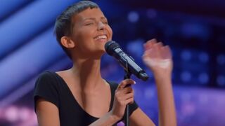 Tear-jerking moment Simon Cowell gave Nightbirde's original song the Golden Buzzer on AGT