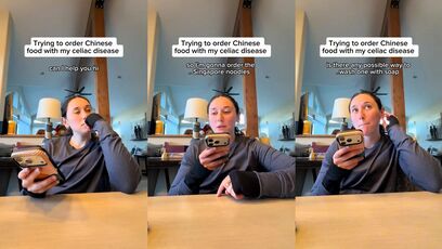 Entitled lady wants Chinese takeout place to cater to her gluten allergy. She finds out