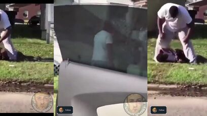 Son beat up step dad who was abusing his mom