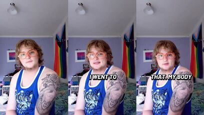 This person: "my body deserves the respect of being fed"