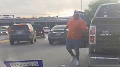 Houston man pulls a machete on a woman