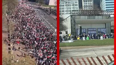 Trump rally vs No Kings - you can't even compare it