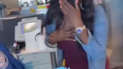 Lady stopped by TSA knows what happens next