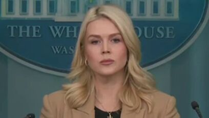 Karoline Leavitt SCORCHES activist left-wing HACK reporter