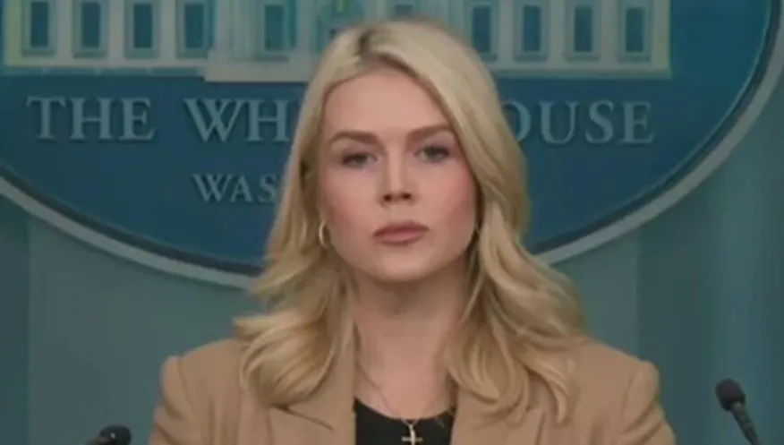 Karoline Leavitt SCORCHES activist left-wing HACK reporter