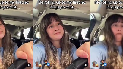 When you pull up to your first No Kings protest