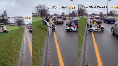 This is why you don't drink and golf