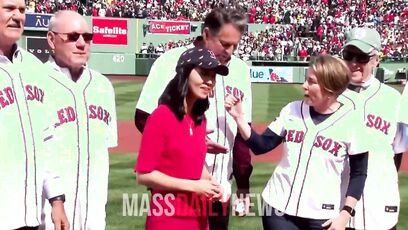 Fenway Park BOOED leftist Mayor Michelle Wu at Red Sox opening day