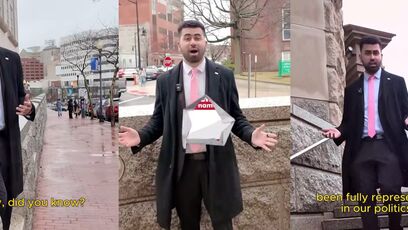 Ad for NJ congressional candidate has NO ENGLISH in it