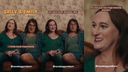 Two guys dressed to impress