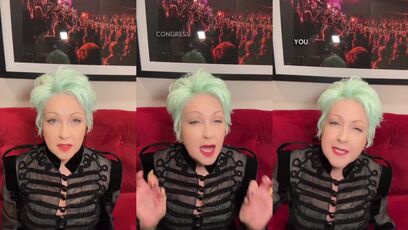 Cyndi Lauper LIES to voters