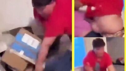 Obese kid beats up his mom for not giving him more food