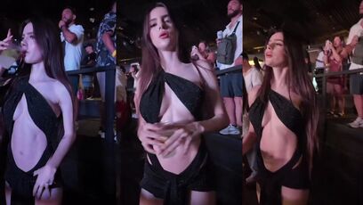 She is definitely dressed to impress