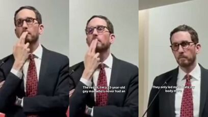 CA Dem Sen Wiener looks like a creep as victim testifies against child gender care