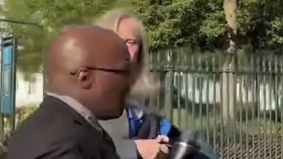 Gov. Abigail Spanberger just RAN AWAY when confronted on harboring illegals who kill Americans