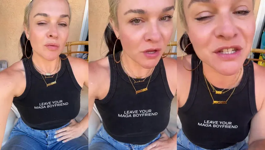 Lady: "Its time to leave your MAGA boyfriend or husband but cheat on them first"