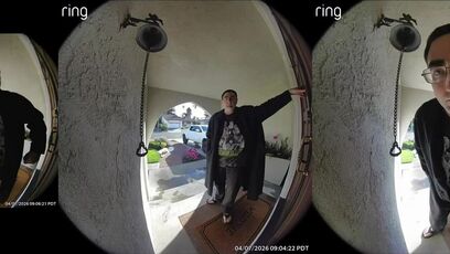 Crazed Lunatic caught on Ring Camera